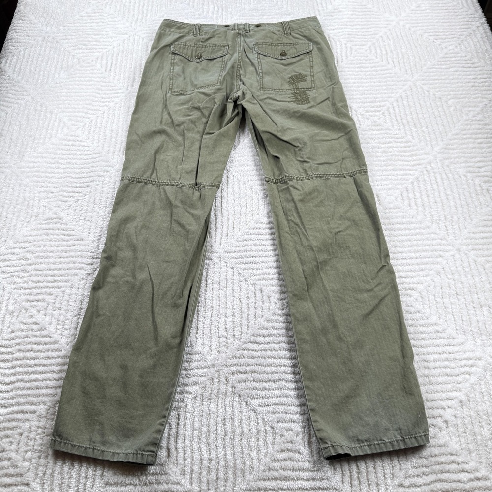 J Crew Pants Women 4 Green Favorite Fit Utility Skater Punk Army Tech Boho Y2k - Picture 2 of 14